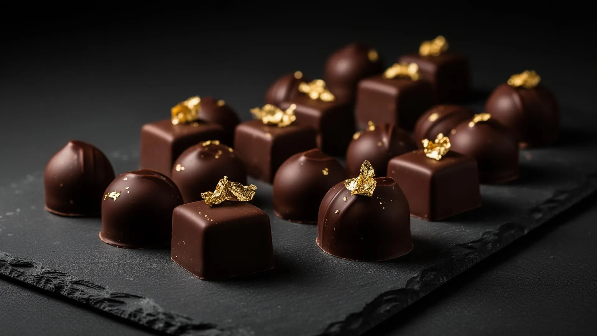 Luxury chocolate bonbons